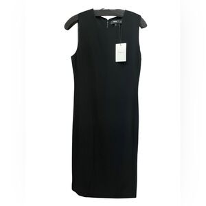 Theory Elegant Black Sleeveless NWT Midi Dress